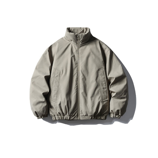 Herren Boxy Kurzparka mit hohem Stehkragen, elastischem Saum und aufgesetzten Fronttaschen Shop Nory