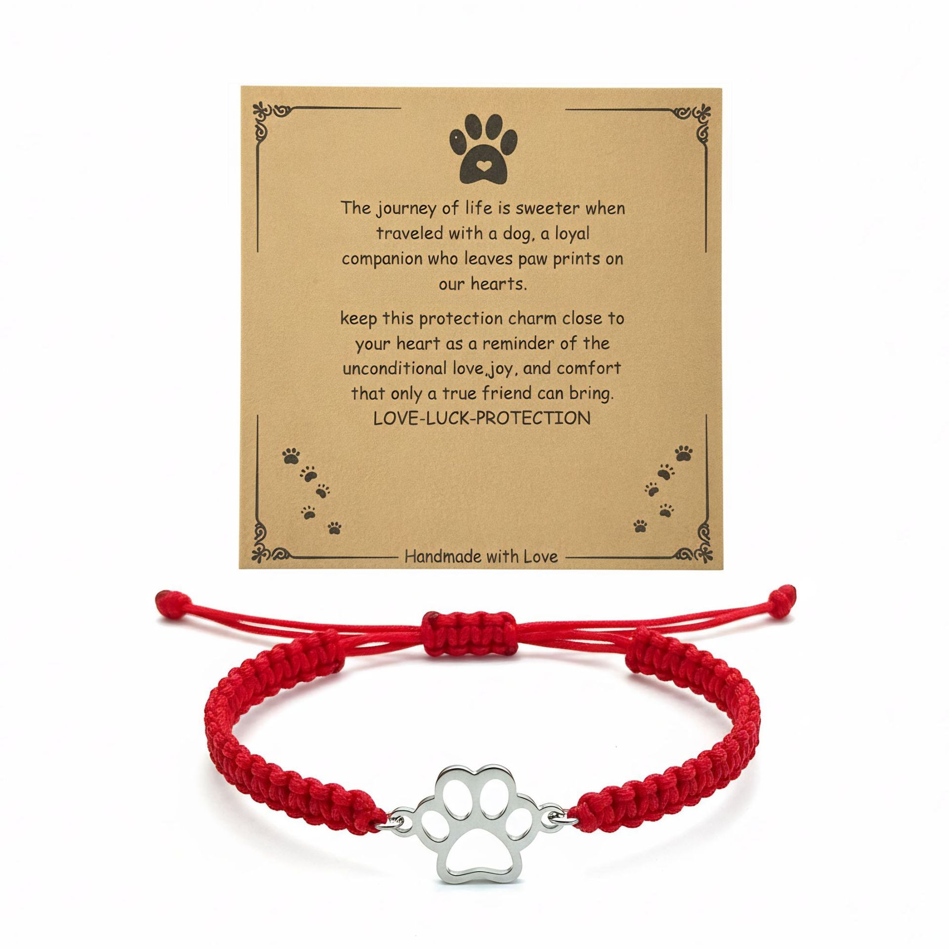 Damenarmband mit Pfotenmotiv Shop Nory