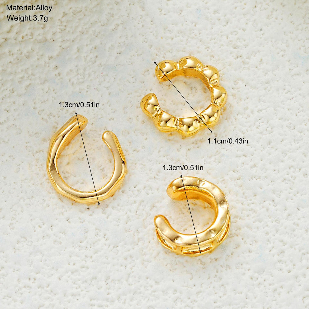 Damen Ohrcuff-Set mit kunstvollem Design und eleganten Akzenten Shop Nory