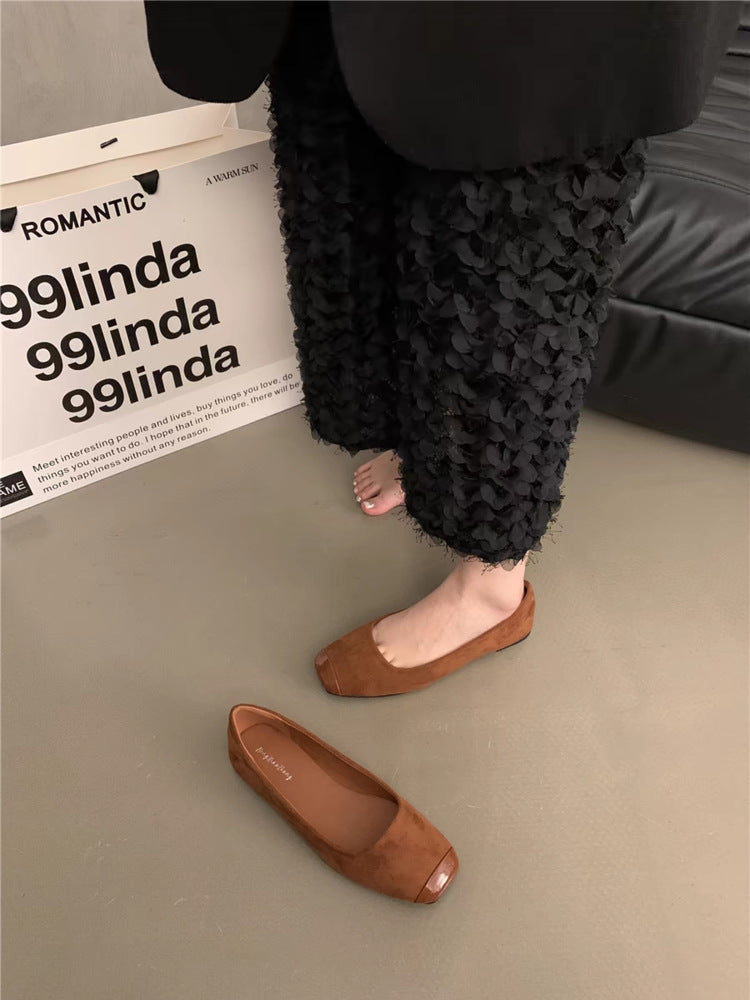 Damen Elegante und bequeme Ballerinas mit geschlossenen Zehen