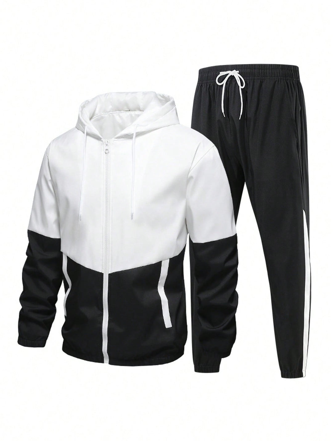 Herren Sportanzug mit atmungsaktiver Jacke und elastischen Jogginghosen