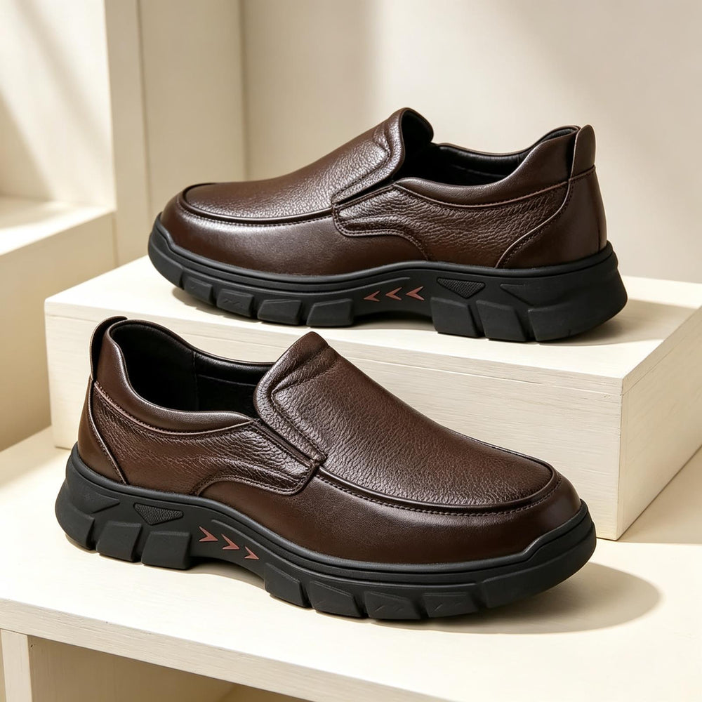 Herren Elegante Slip-On Lederschuhe Shop Nory