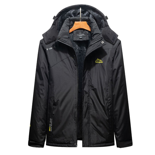 Herren Isolierte Winterparka mit Teddyfutter, Kapuze und wasserabweisender Außenhülle Shop Nory