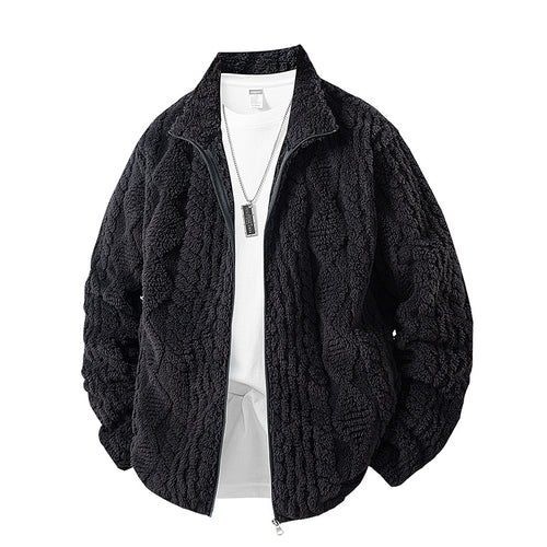 Herren Kuschelige Fleecejacke Shop Nory