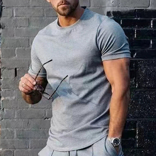 Herren Basic Rundhals-T-Shir