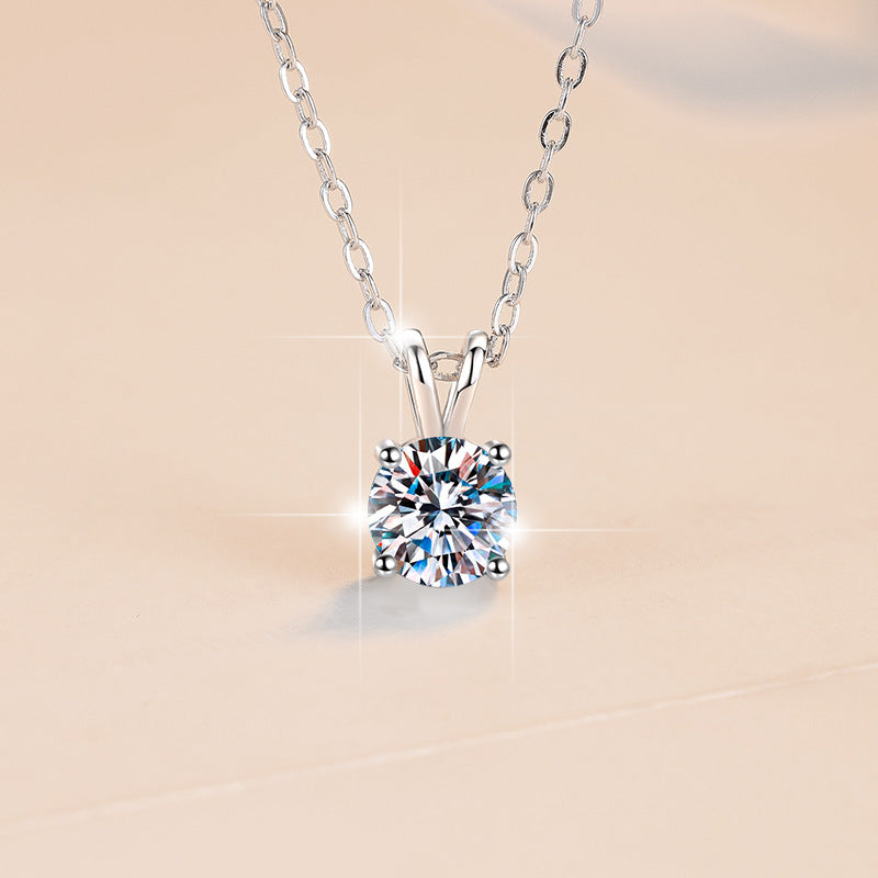 Damen elegante Halskette mit funkelndem Kristall Shop Nory