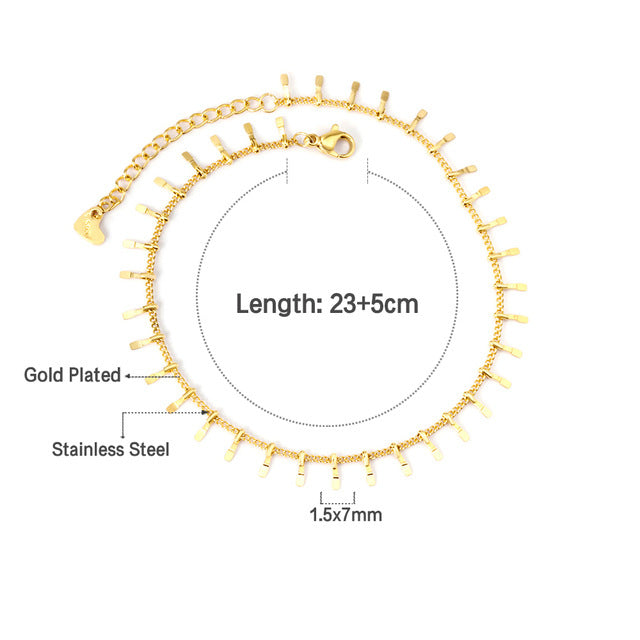 Damen Armband mit herzförmigem Design aus hochglanzpoliertem Edelstahl Shop Nory