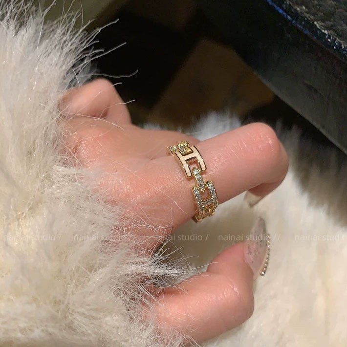 Damen trendiger Ring mit minimalistischem Design Shop Nory