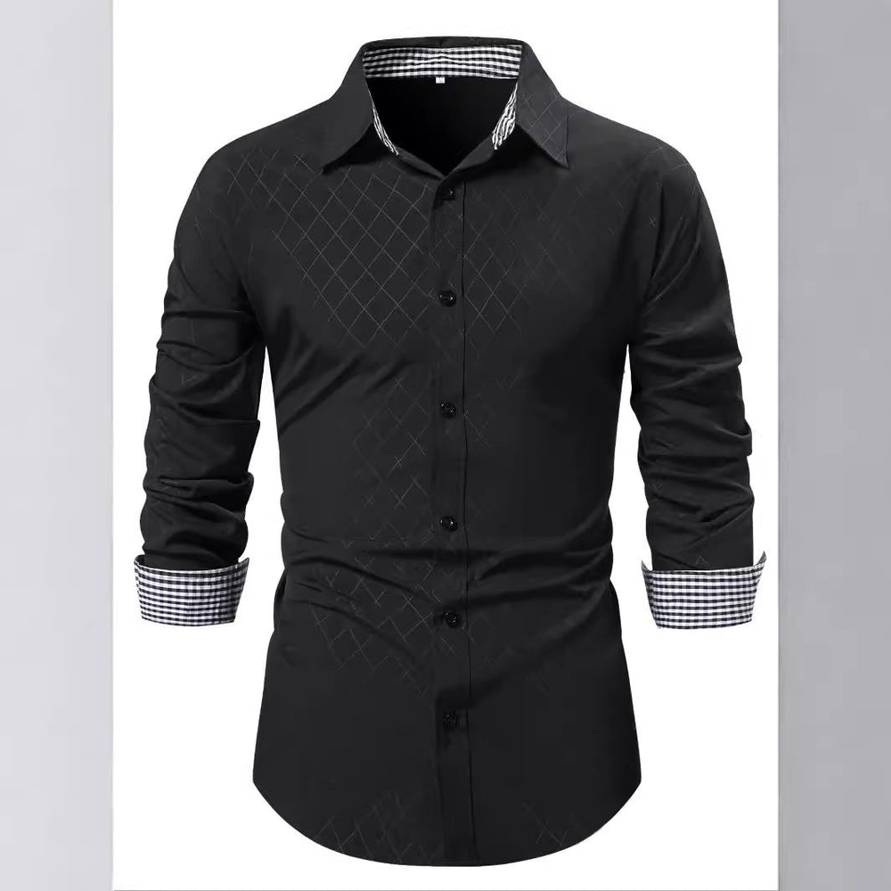 Herren Langarmhemd