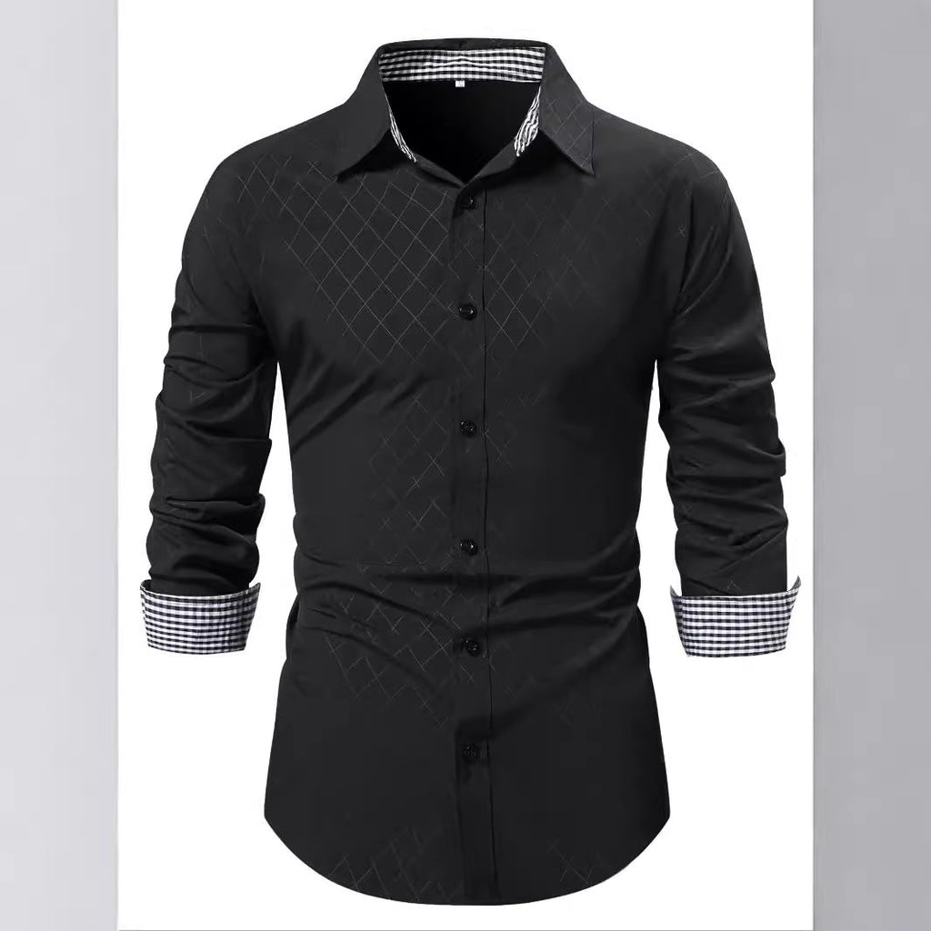 Herren Langarmhemd