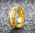 Herren Ring mit raffiniertem, strukturiertem Design und elegantem Hochglanz-Finish Shop Nory