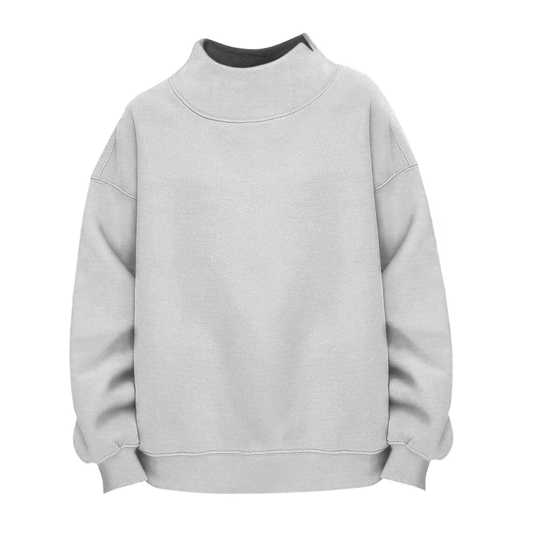 Damen Lässiges Funnel-Neck Sweatshirt im Oversize‑Schnitt mit überschnittener Schulter Shop Nory