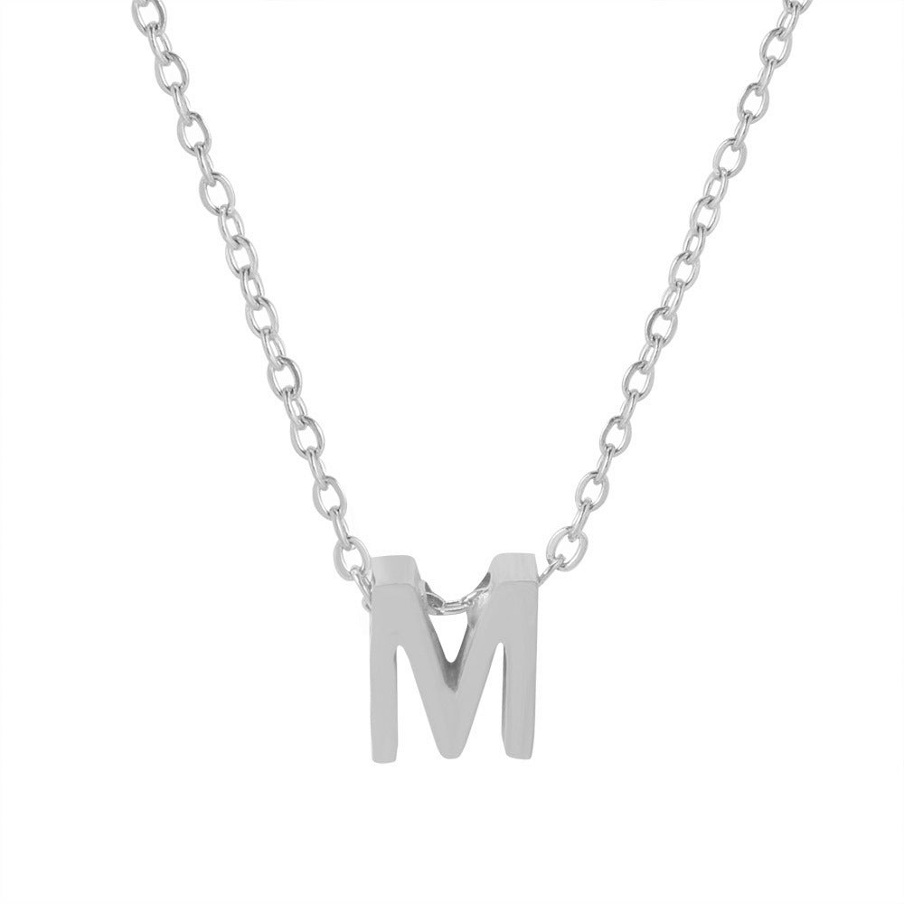 Damen personalisierte Initial Anhänger Halskette Shop Nory