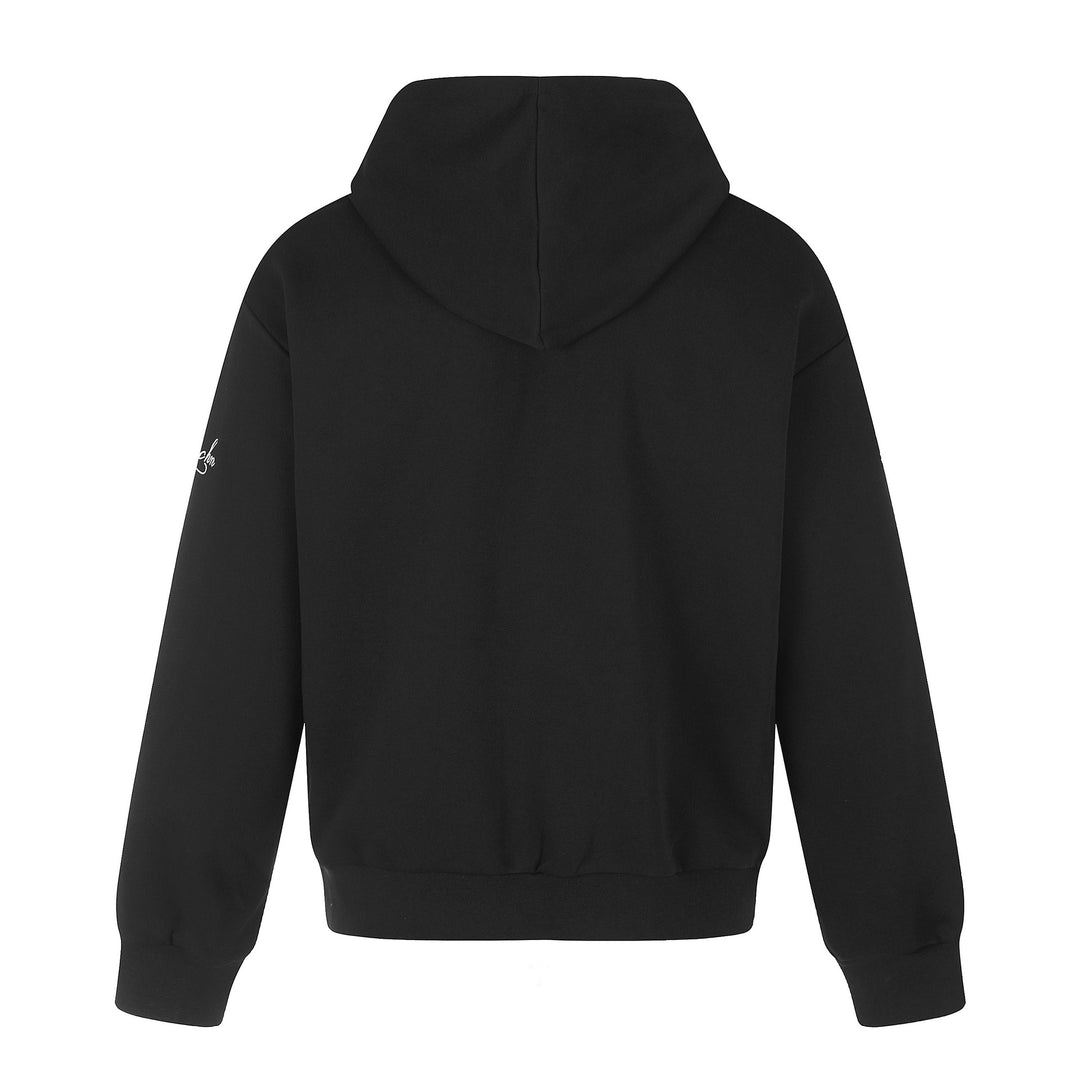 Unisex Kapuzen-Zipjacke im Military‑Stil mit dekorativer Kordelapplikation und Kreuzzipper Shop Nory
