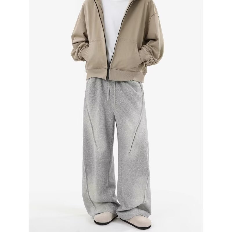 Herren Extreme Oversize Jogginghose mit extra weitem Bein, Kordelzug und Eingrifftaschen Shop Nory