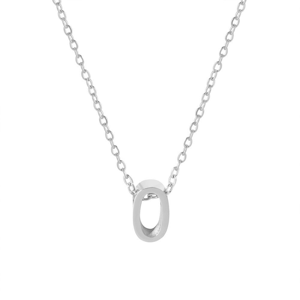 Damen personalisierte Initial Anhänger Halskette Shop Nory