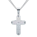 Herren Kette mit graviertem Kreuzanhänger aus hochwertigem Edelstahl Shop Nory