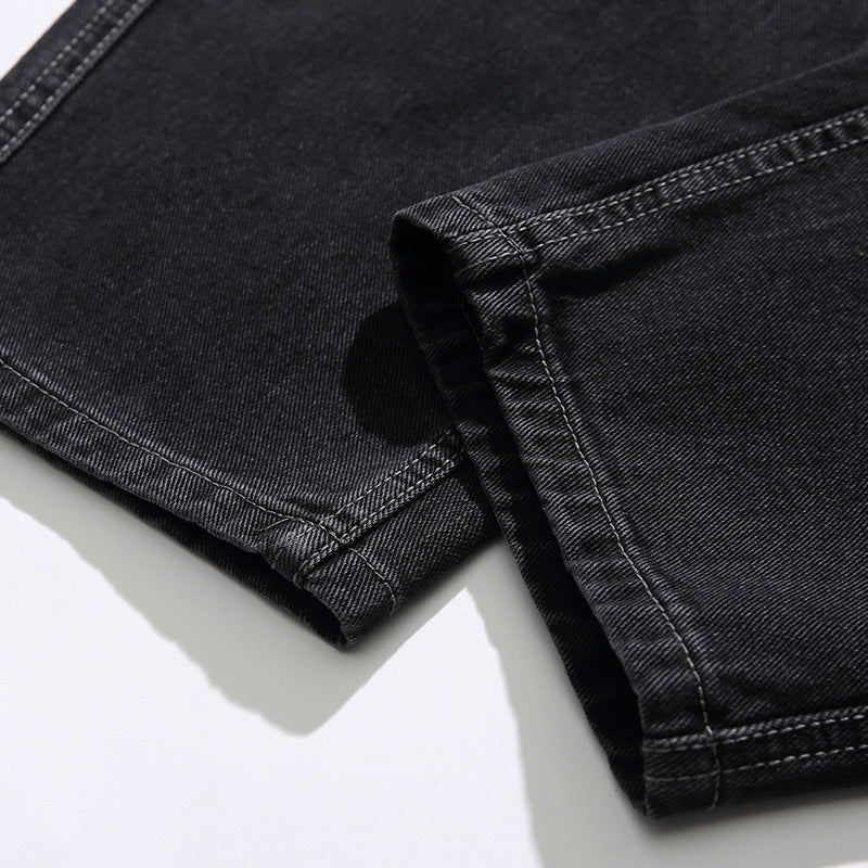 Unisex Weite Baggy-Jeans mit Tunnelzugbund, Faltenvordern und Utility-Taschen Shop Nory