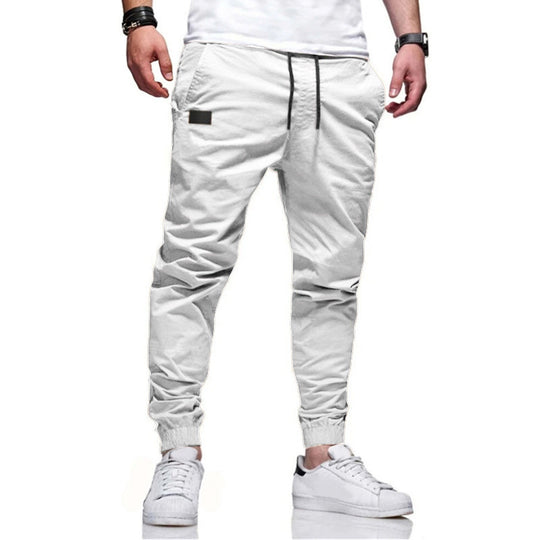 Herren funktionale Cargo-Joggerhose mit schmal zulaufendem Bein, elastischem Bund und eingelassenen Reißverschlusstaschen Shop Nory
