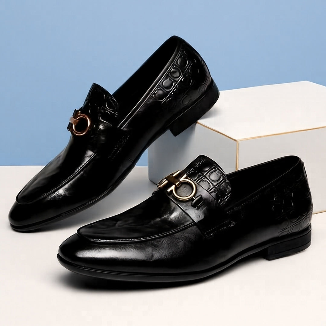 Herren Elegante Premium Leder Mokassins Shop Nory