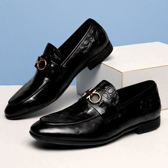 Herren Elegante Premium Leder Mokassins Shop Nory
