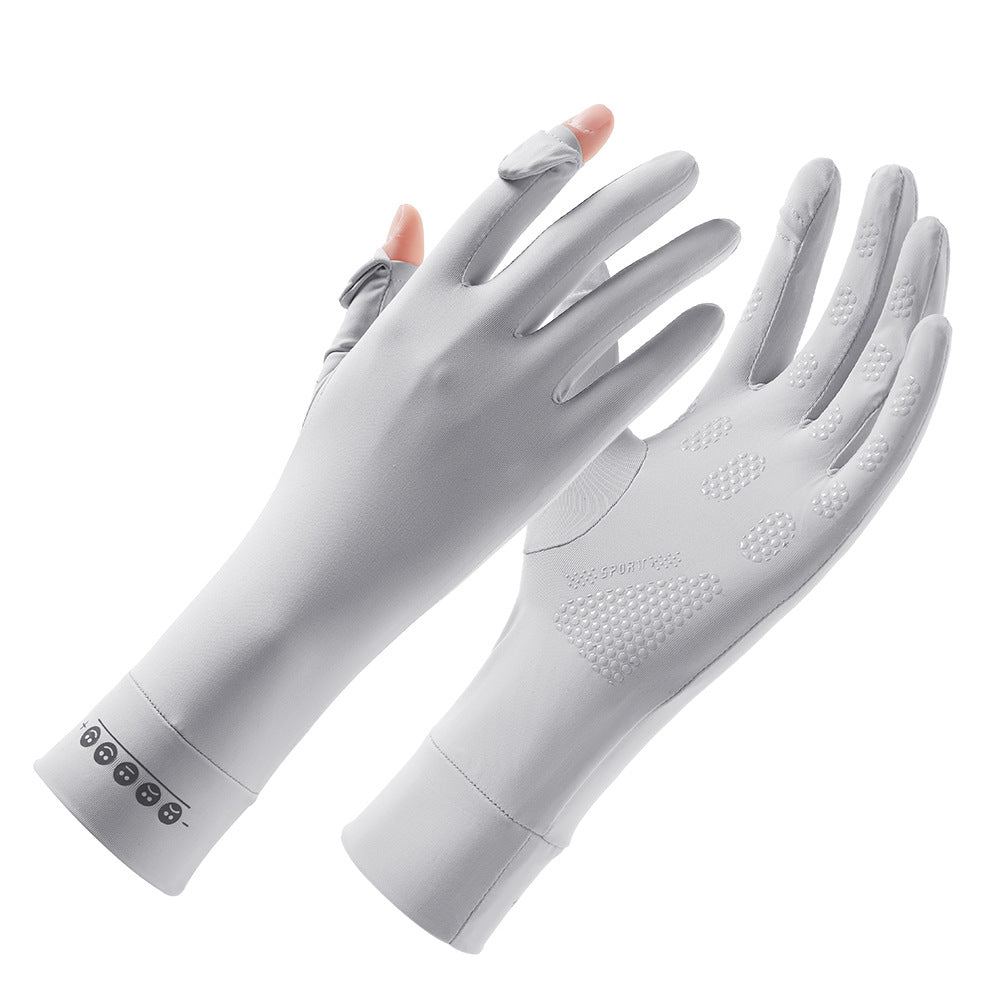 Sonnenschirm Eis Seide Handschuhe