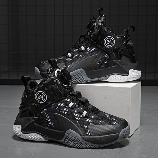 Unisex High-Top Basketball-Sneaker mit Drehverschluss und atmungsaktivem Mesh Shopy Nory