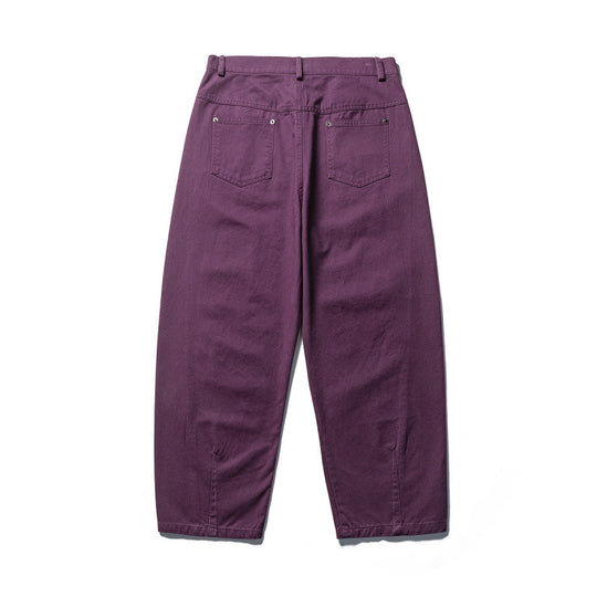 Herren Konisch geschnittene Twill-Hose mit hoher Taille und fünf Taschen Shop Nory