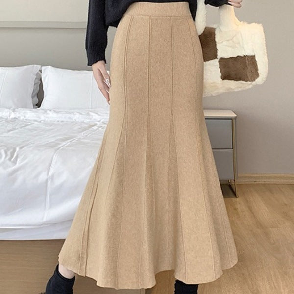 Damen Fließender Maxirock mit eleganter A-Linien Silhouette Shop Nory