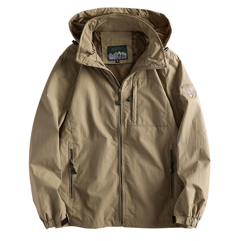 Herren Sportliche Übergangsjacke mit abnehmbarer Kapuze Shop Nory