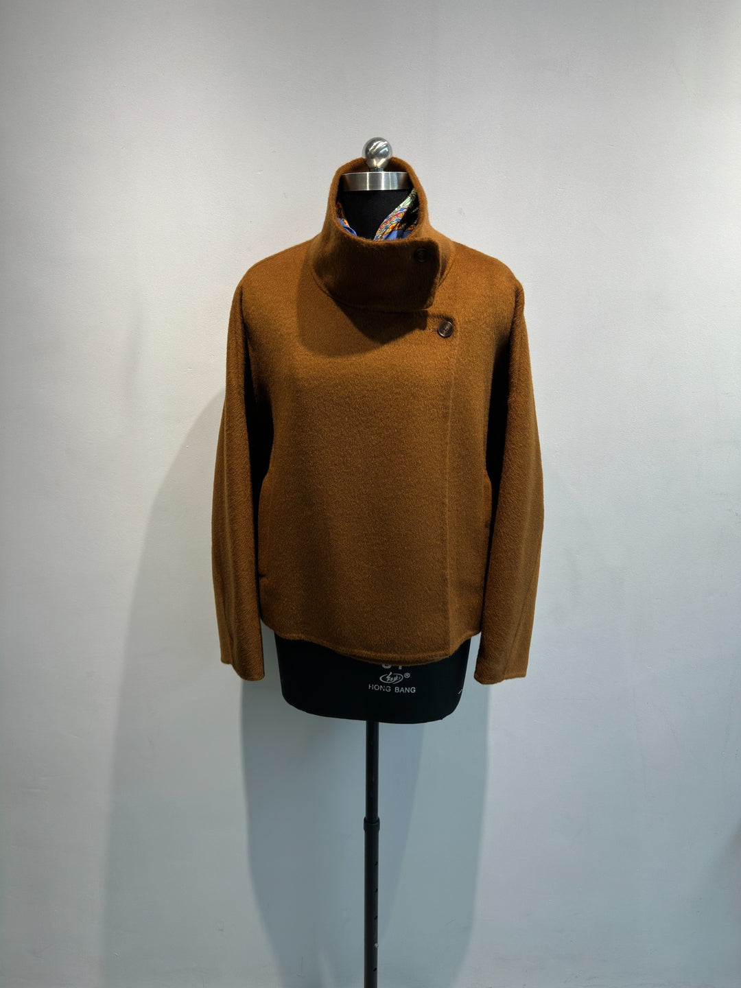 Damen Gemütlicher Oversized Mock Neck Pullover Shop Nory