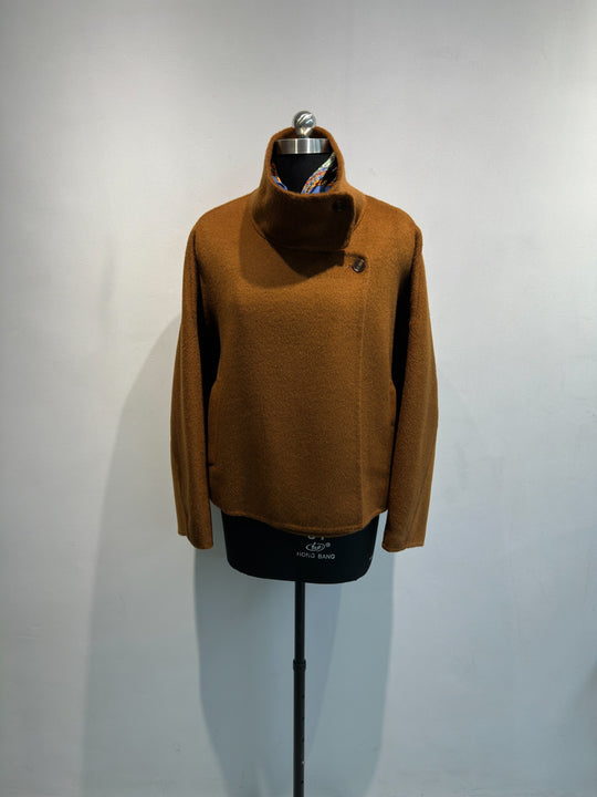 Damen Gemütlicher Oversized Mock Neck Pullover Shop Nory