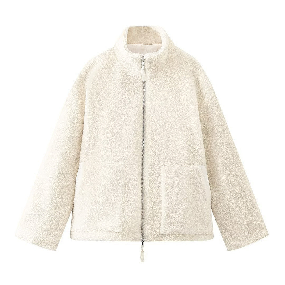 ShopNory | Damen Oversized Fleecejacke – Weich, Warm & Lässig
