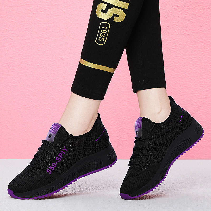 Damen Atmungsaktive und flexible Laufschuhe mit dämpfender Sohle