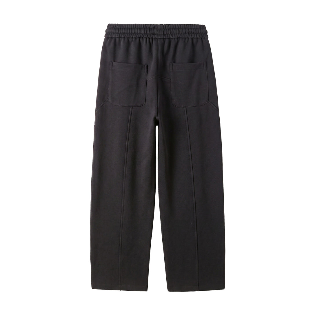 Damen Kurzgeschnittene Sweathose mit elastischem Bund und Ziernähten Shop Nory
