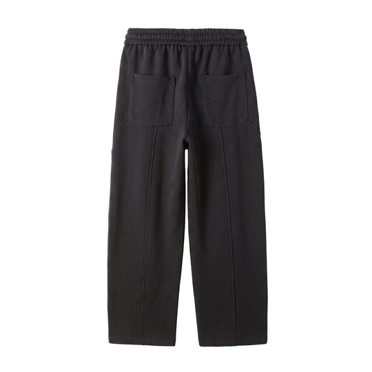Damen Kurzgeschnittene Sweathose mit elastischem Bund und Ziernähten Shop Nory