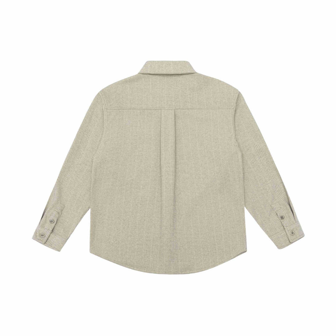 Herren Hemdjacke aus Wollmix mit Kentkragen und Brustpattentasche Shop Nory