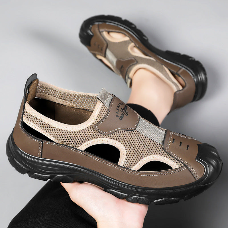 Herren nan atmungsaktive Outdoor-Sandale mit stoßdämpfender Sohle und verstärktem Zehenschutz Shop Nory
