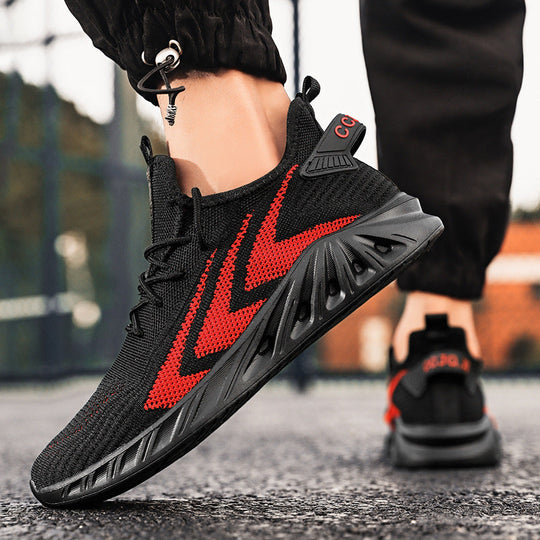 Damen Atmungsaktive und flexible Fitness-Sneaker mit rutschfester Sohle