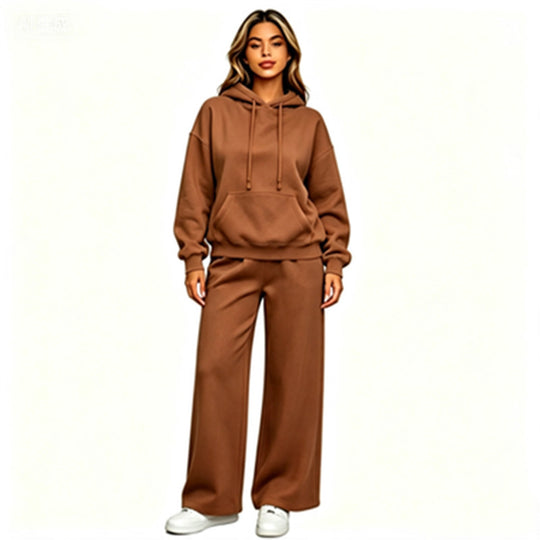 Damen Bequemer Oversized Hoodie mit weiten Jogginghosen Shop Nory