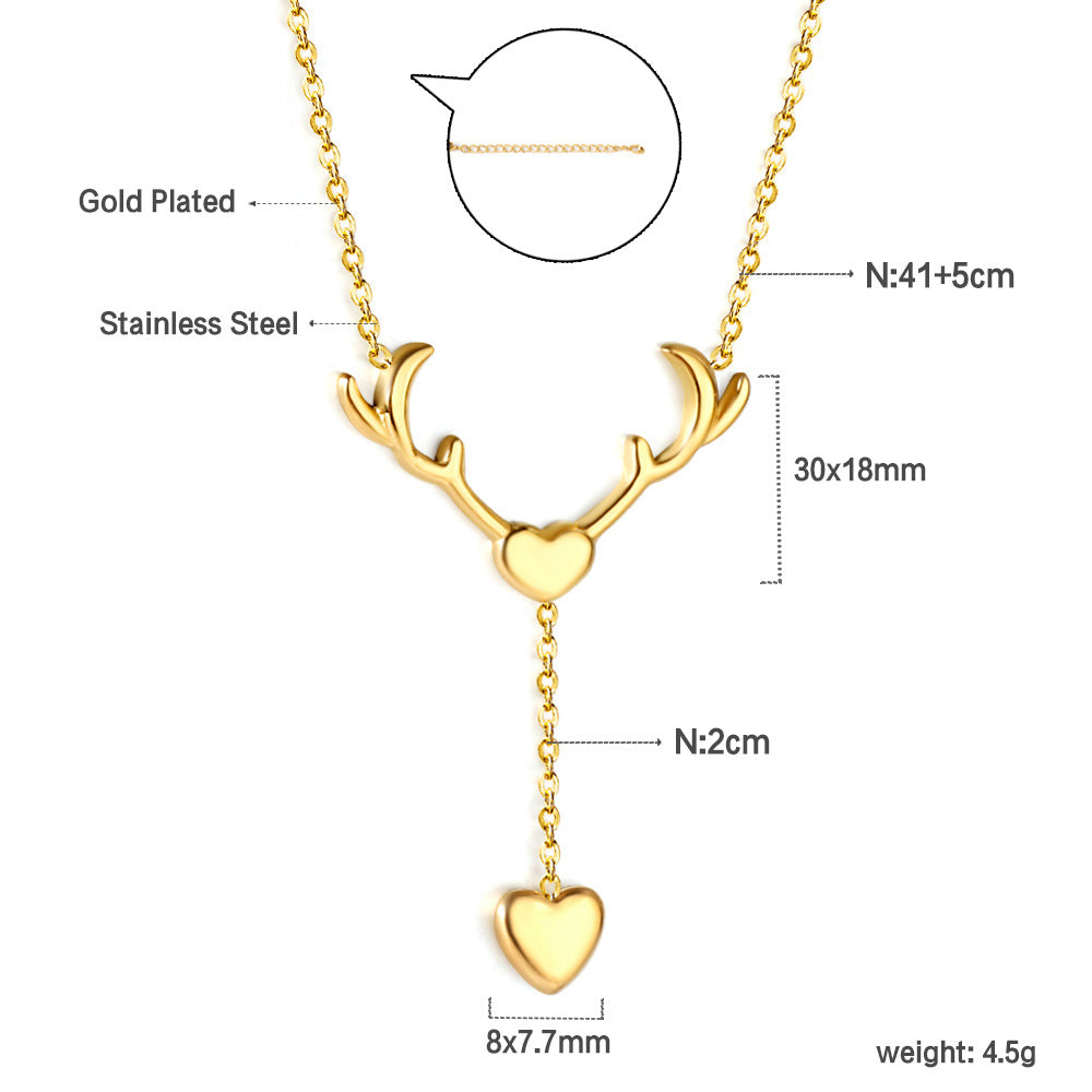 Damen Halskette mit hochwertigem Herzen-Anhänger und elegantem Kettendesign Shop Nory