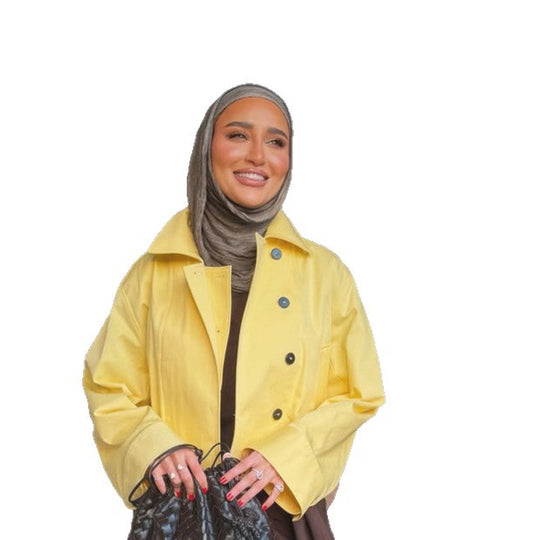 Damen Leichter Regen-Trench mit Doppelreiher, kastiger Oversize-Silhouette und Hemdkragen Shop Nory