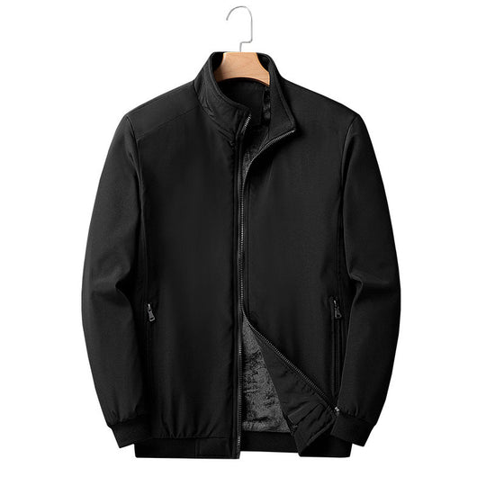 Herren urbaner Thermo-Zipblouson mit Teddyfleece-Innenfutter, Stehkragen und Reißverschlusstaschen Shop Nory