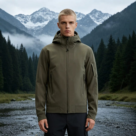 Herren Funktionale Outdoorjacke
