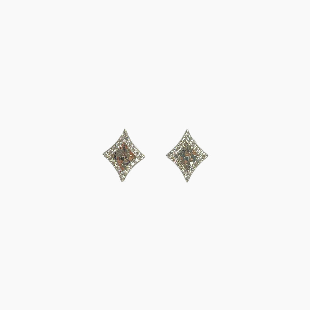 Damen Funkelnde Diamantohrringe im eleganten Rauten-Design Shop Nory