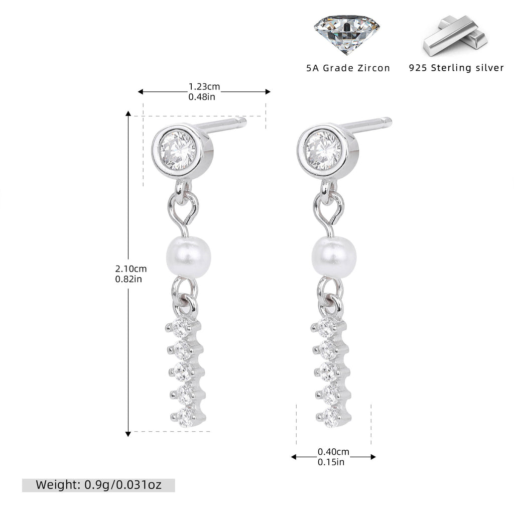 Damen Ohrhänger mit bezauberndem Bären-Anhänger und hochwertigem Zirkonbesatz Shop Nory