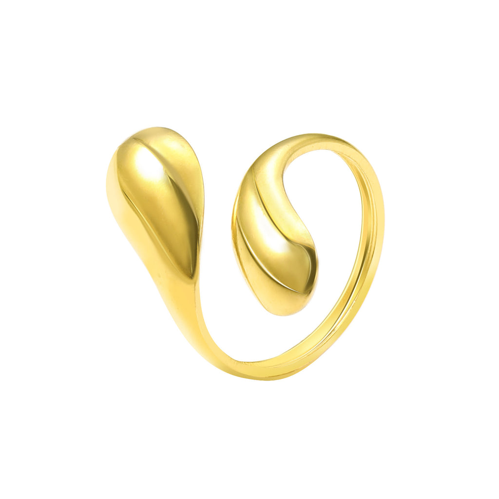 Damen Ring mit kreativem, geschwungenem Design Shop Nory