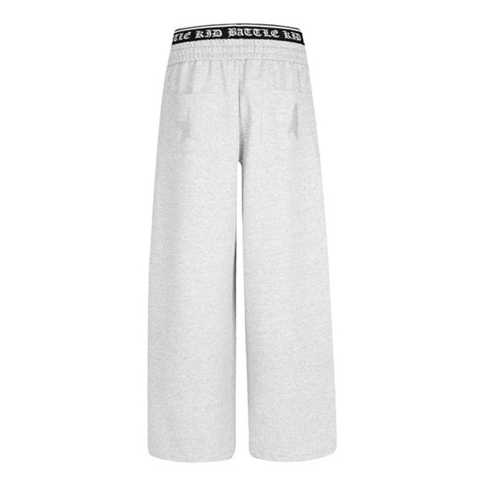Damen weite Lounge-Jogginghose mit hohem Logobund, Gothic-Print und Kordelzug Shop Nory