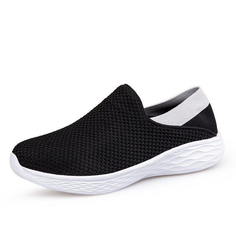 Unisex nan Einstiegs-Komfortschuh mit nahtlosem Strickschaft und dämpfender Leichtschaumsohle
