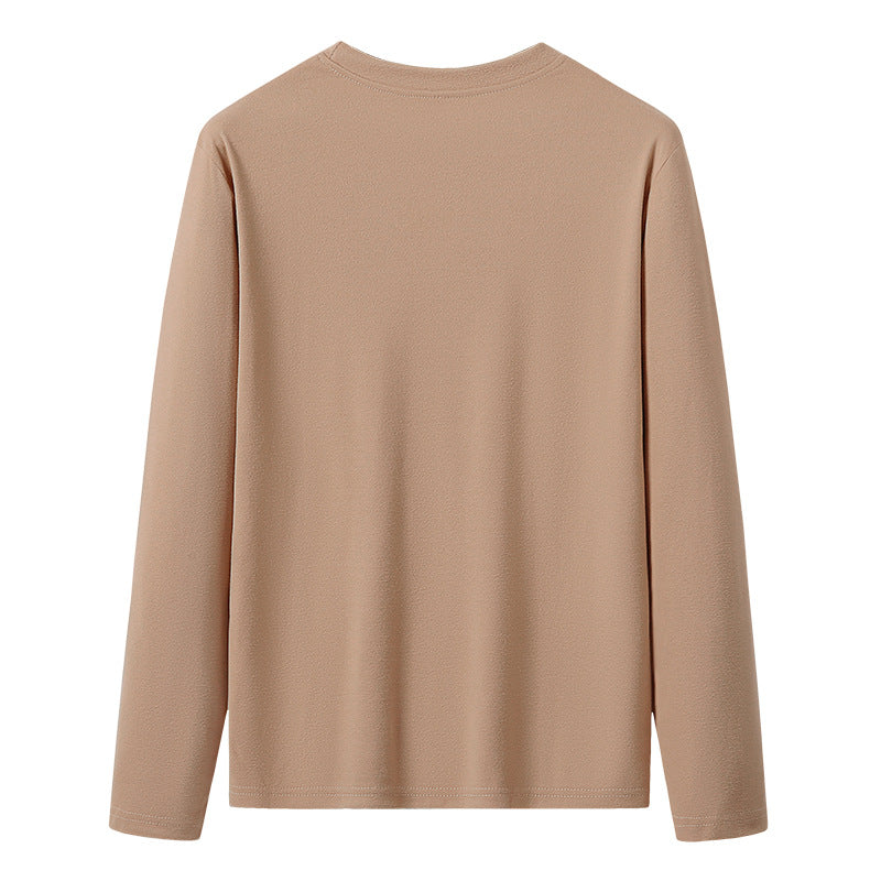 Herren Langärmeliges Rundhals-Basicsweatshirt aus weichem Baumwollmix Shop Nory